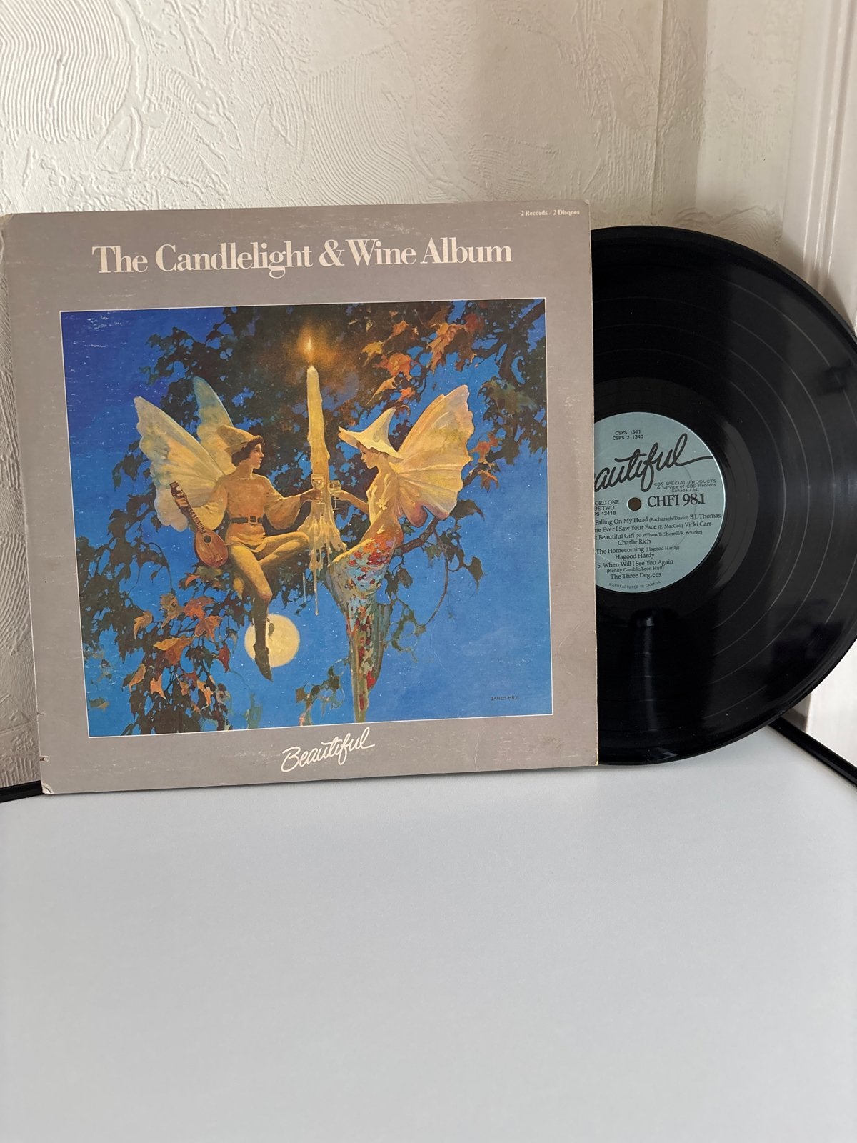 The Candlelight & Wine Album - Beautiful LP, Cd's en Dvd's, LP, Gebruikt, Pop, Ophalen of Verzenden
