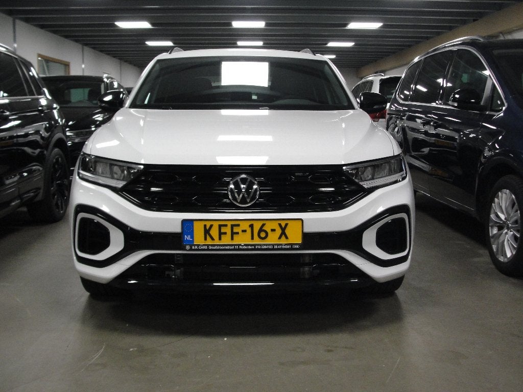 VW T-ROC 2.0 TSI/2023 /SPORT BUSINESS/4-MOTION/BLACK EDITION, Auto's, Automaat, Leder en Stof, Wit, Bedrijf