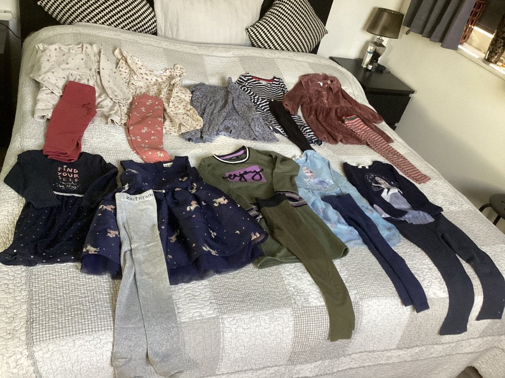 Grote pakket nazomer / herfst kleding meisje, Ophalen of Verzenden, Gebruikt, Maat 104