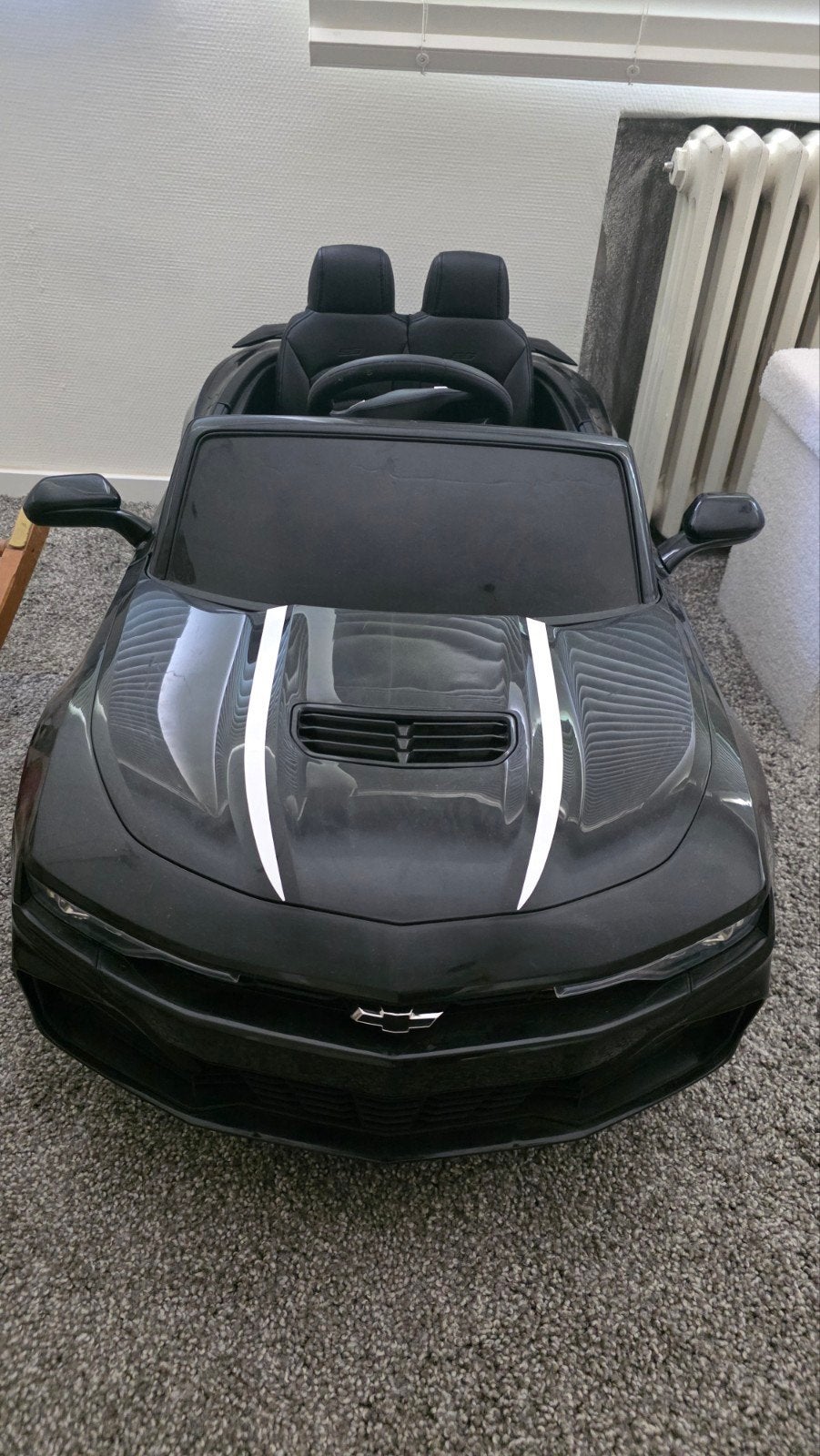 Elektrische kinderauto Chevrolet Camaro en afstandsbediening, Kinderen en Baby's, Ophalen, Zo goed als nieuw, Afstandsbediening