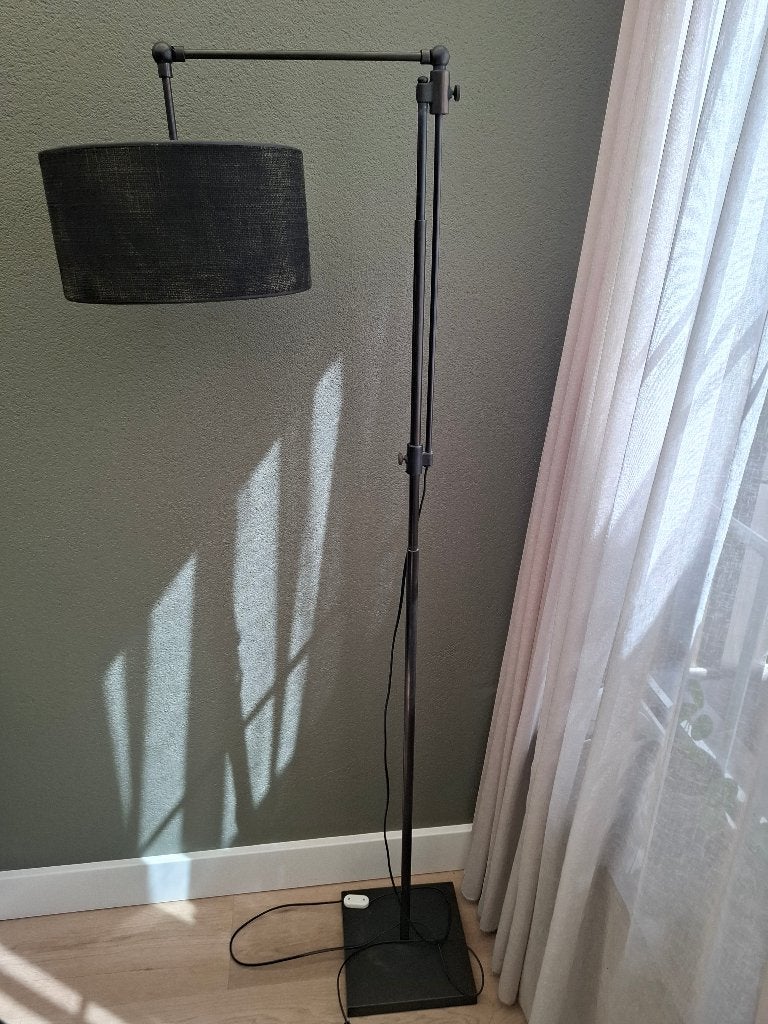 2x Lamp staand, Huis en Inrichting, Lampen | Vloerlampen, Ophalen, E27 (groot), 150 tot 200 cm, Textiel