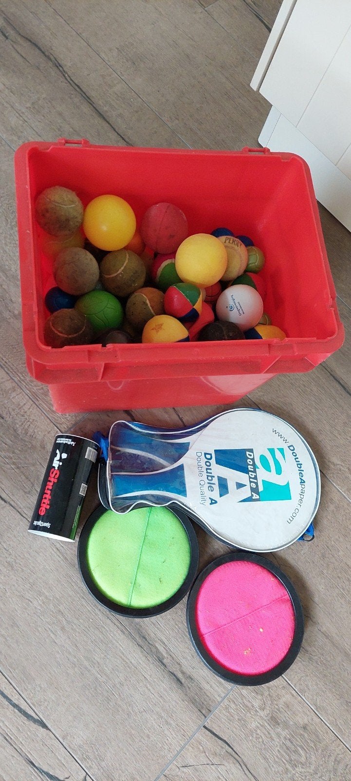 Verzameling ballen en asseccoires, Ophalen of Verzenden, Gebruikt, Overige sporten, Overige typen