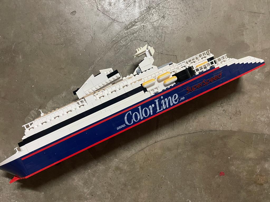 Lego colorLine schip speelgoed, Ophalen of Verzenden, Gebruikt