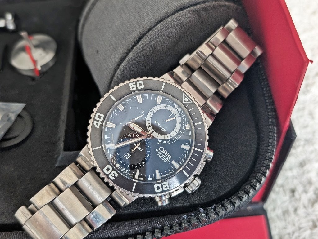 Oris Carlos Coste Cenote 2012 Limited Full Set, Overige merken, Overige materialen, Polshorloge, Overige materialen