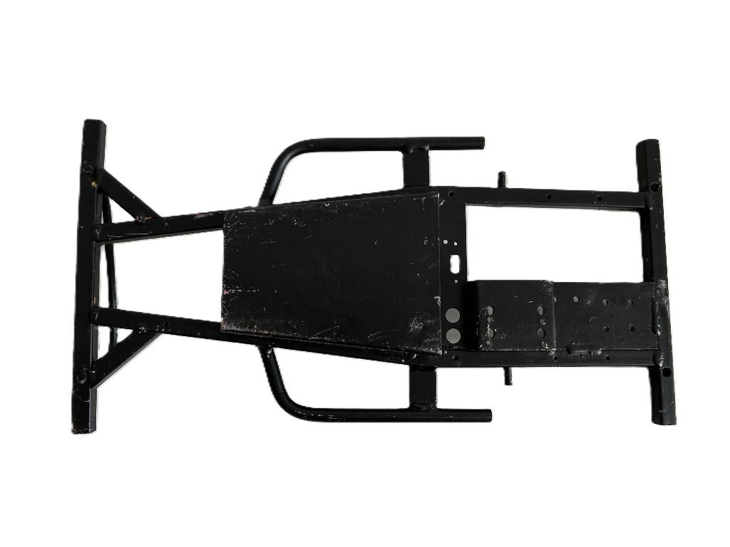 Vintagte stockcar chassis rc auto, Ophalen of Verzenden, Gebruikt, Overige schalen, Auto offroad