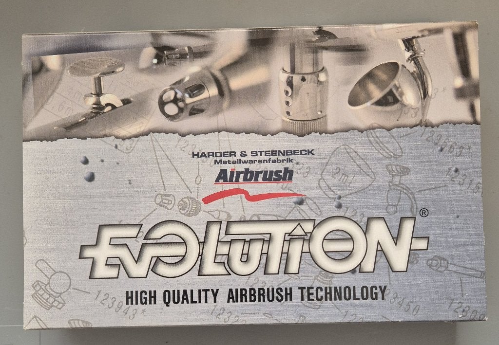 Evolution Silverline Airbrush, Ophalen of Verzenden, Zo goed als nieuw, Verfspuit of Verfpomp