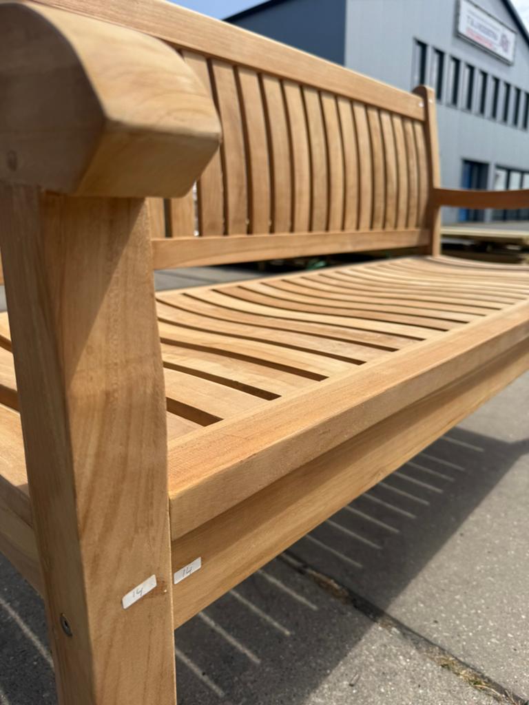 ROBUUSTE tuinbank parkbank tuinbankje TEAK 120/150/180CM!, Ophalen, Wr, Nieuw, Wr