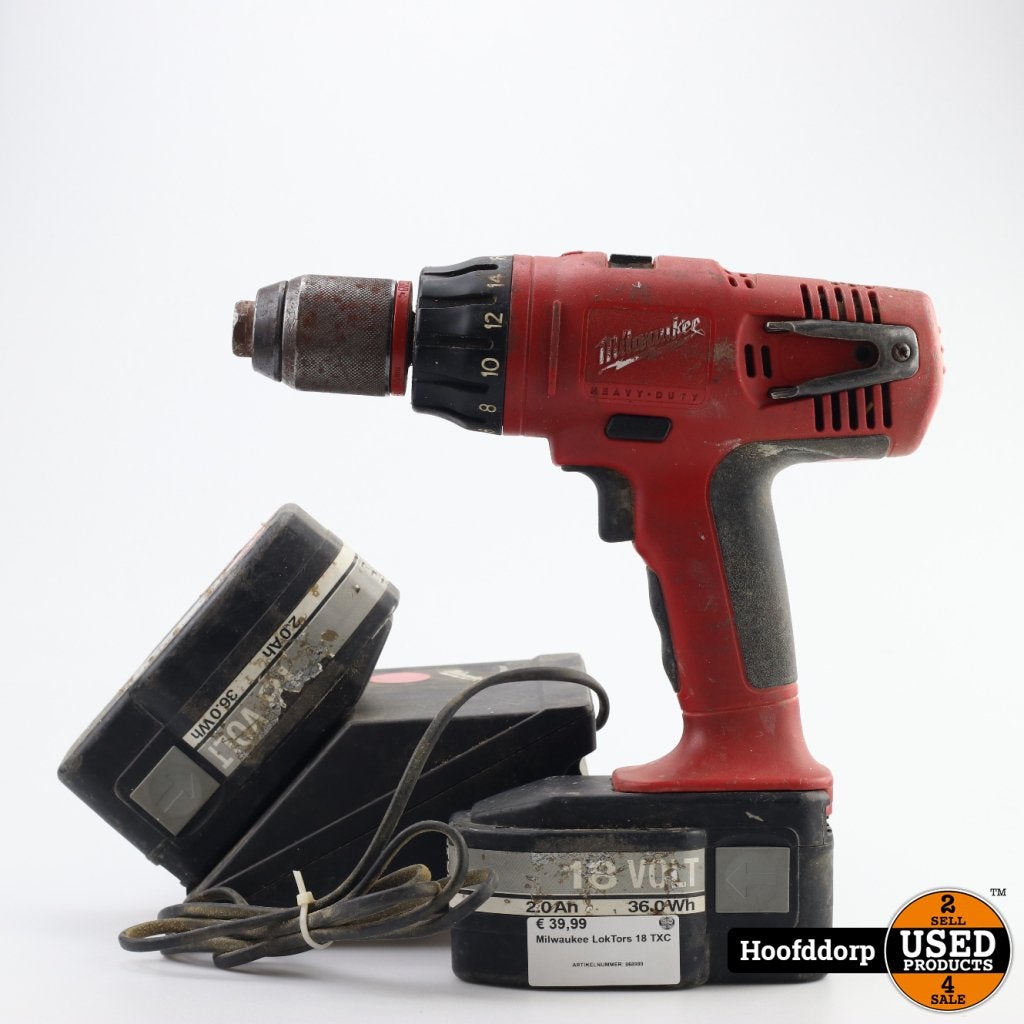 Milwaukee LokTors 18 TXC, Milwaukee, Gebruikt, Support@milwaukee.com, Milwaukee Electric Tool Corporation, 13135 W. 
Lisbon Road, Brookfield, WI 53005
USA