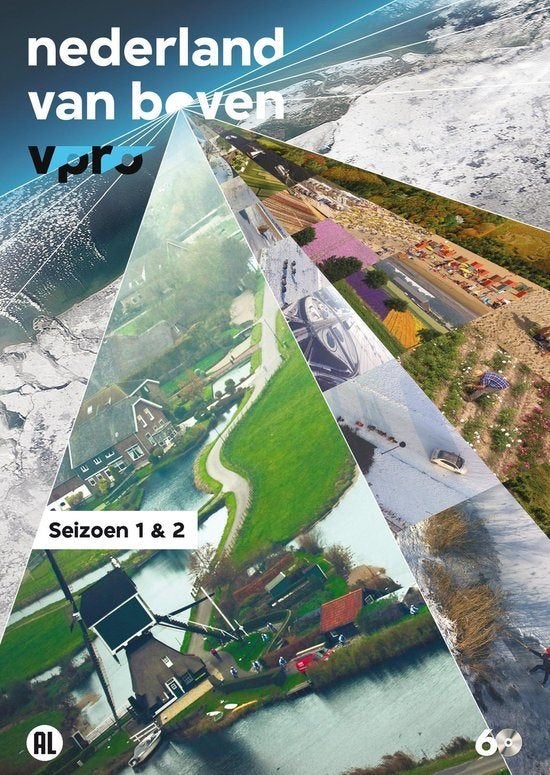 Nederland van boven 1 + 2 - VPRO - 6 disc, Verzenden, Alle leeftijden, Natuur, Nederlands