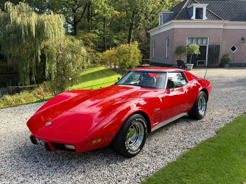 Chevrolet CORVETTE C3 Targa Automaat 1975 Belastingvrij #TOP, Auto's, Automaat, Chevrolet, Bedrijf, 2 stoelen
