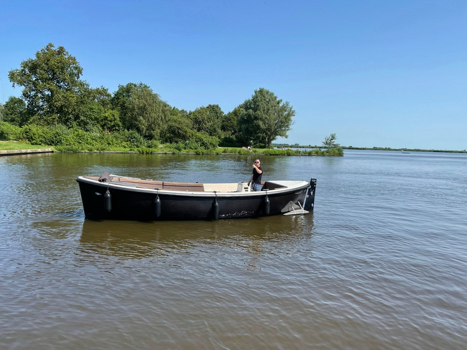 Pieterman 750 Honda 20pk 2022, Watersport en Boten, Afdekzeil, Zo goed als nieuw, 20 pk, Ophalen
