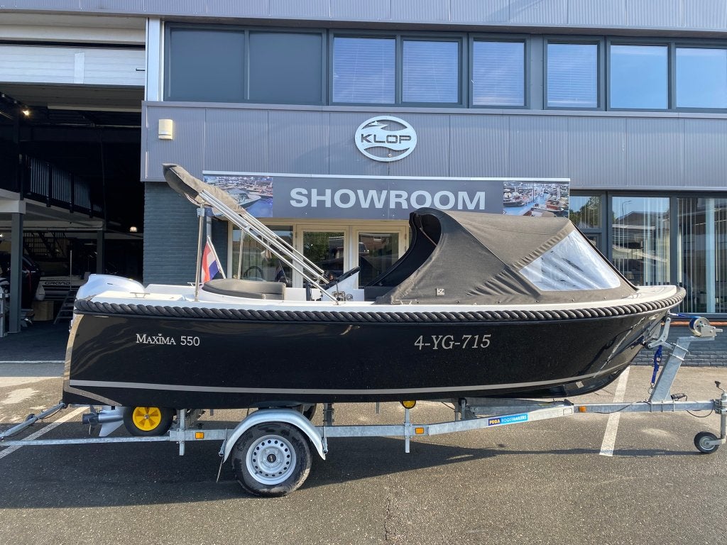 Maxima 550 met Honda 20 pk bouwjaar 2023, Watersport en Boten, Sloepen, Ophalen, Overige typen, Rondzit, Zo goed als nieuw