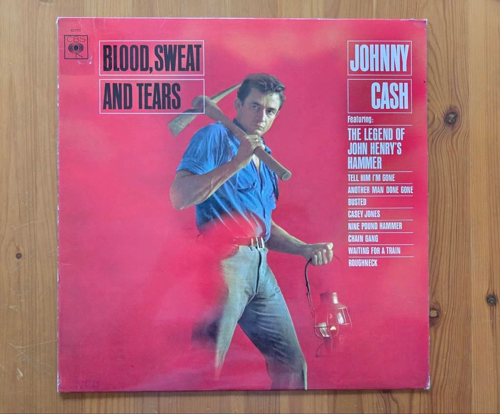 Johnny Cash - Blood, Sweat and Tears, Ophalen of Verzenden, Gebruikt, 12 inch