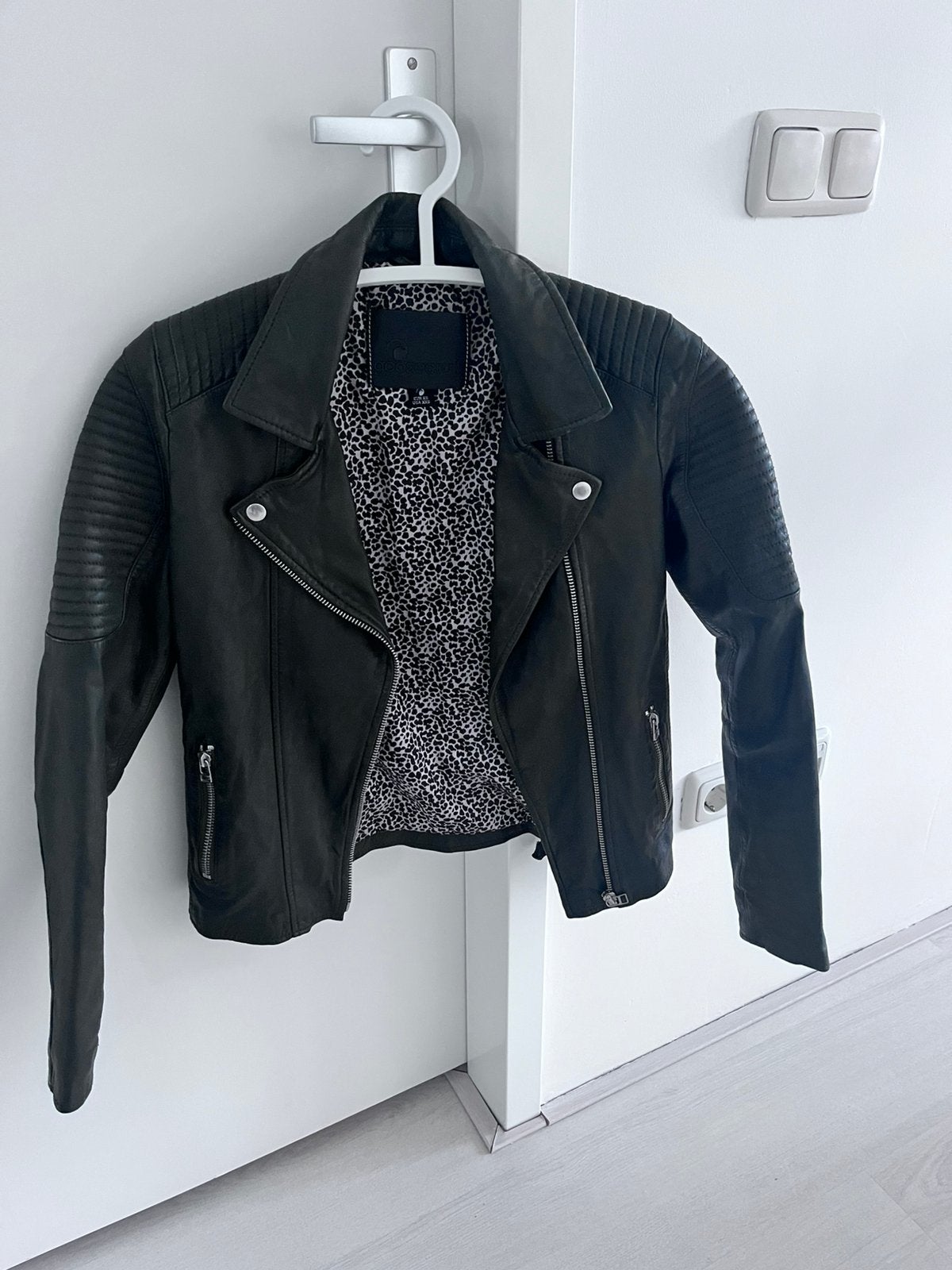 Goosecraft leren jasje, Kleding | Dames, Ophalen of Verzenden, Zo goed als nieuw, Maat 34 (XS) of kleiner, Groen