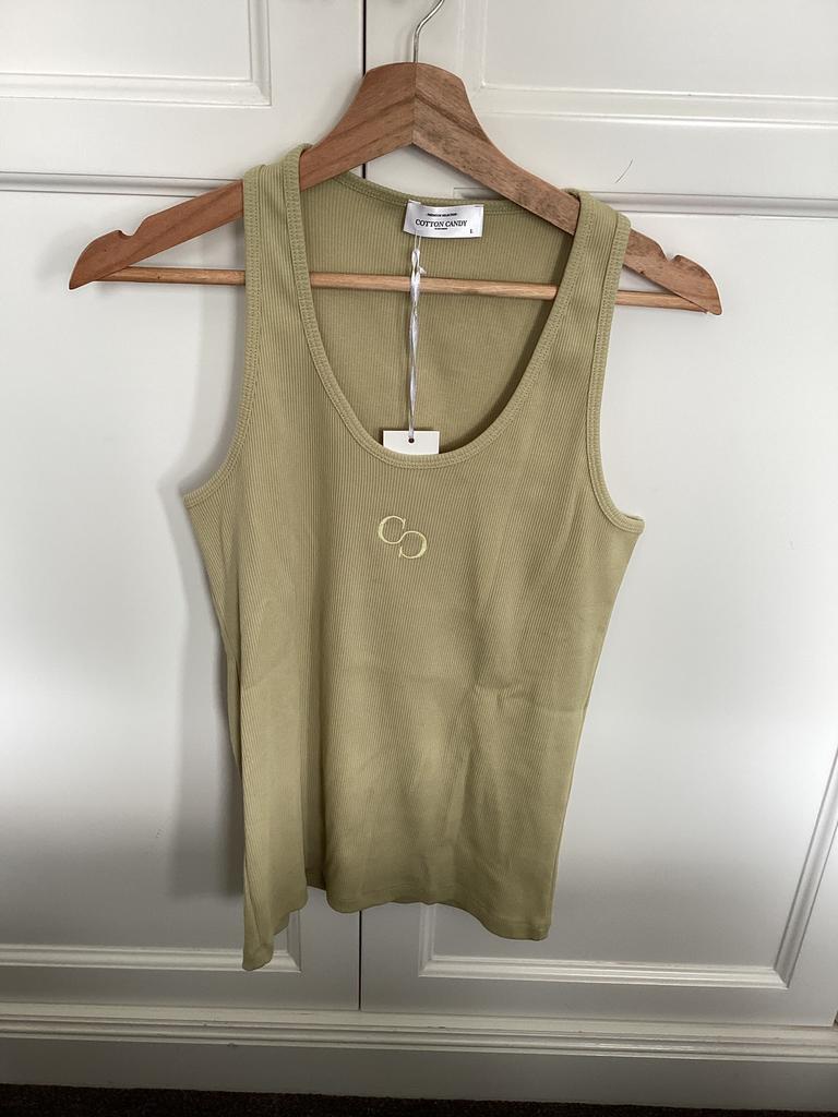 Cotton Candy khaki top maat L nieuw, Maat 38/40 (M), Beige, Nieuw, Ophalen of Verzenden