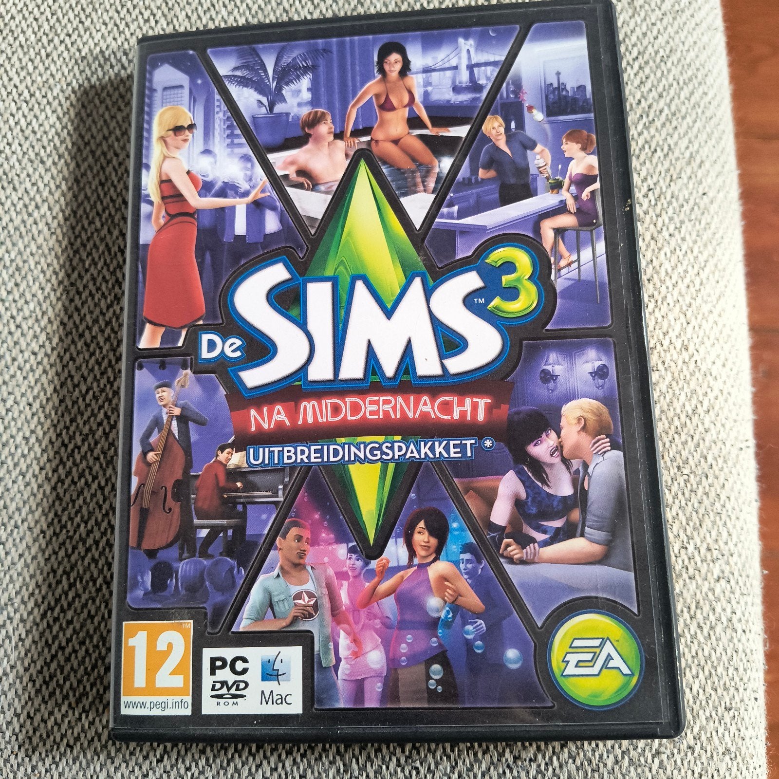 De Sims 3 Na Middernacht Uitbreidingspakket (PC/Mac), Spelcomputers en Games, Gebruikt, 1 speler, Ophalen of Verzenden, Vanaf 12 jaar