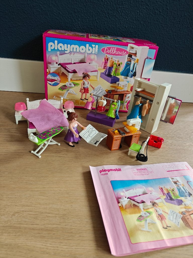 Playmobil Dollhouse Slaapkamer Set 70208, Ophalen, Complete set, Overige typen, Zo goed als nieuw