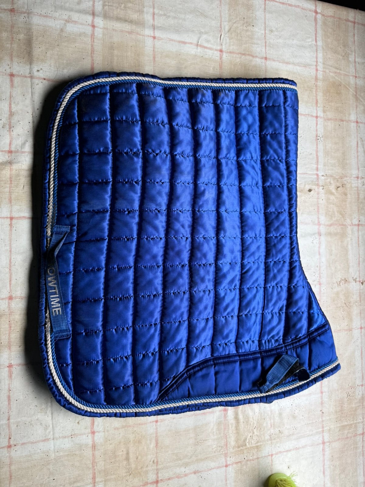 Blauw HB Showtime dekje, Dieren en Toebehoren, Paarden en Pony's | Dekens en Dekjes, Ophalen of Verzenden, Gebruikt
