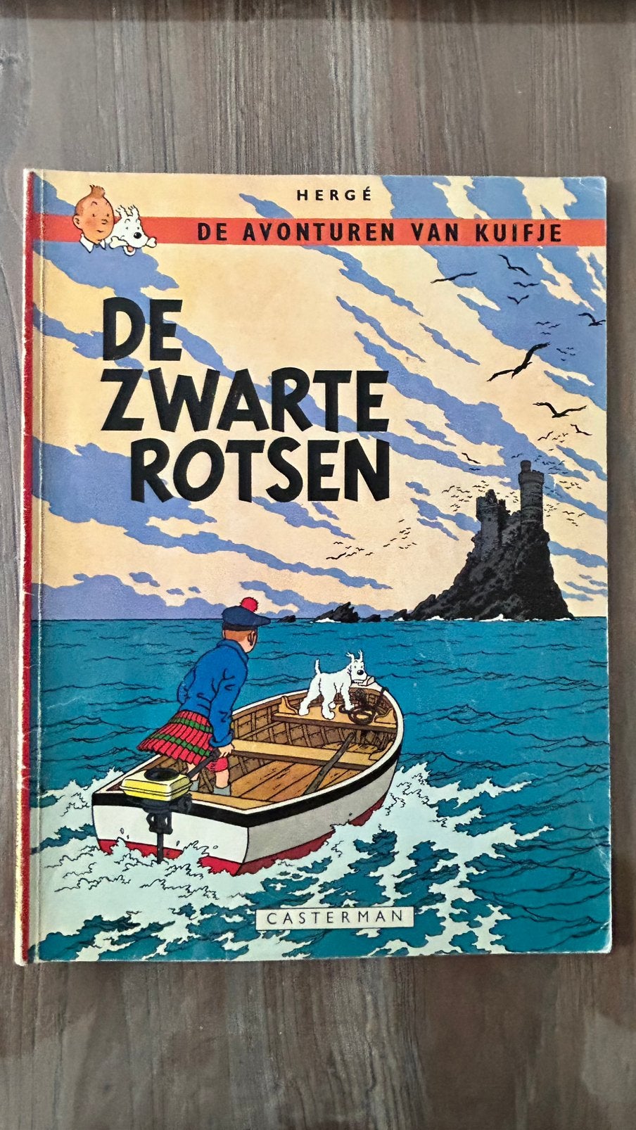 Kuifje De zwarte rotsen 1967, Boeken, Eén stripboek, Ophalen of Verzenden, Gelezen