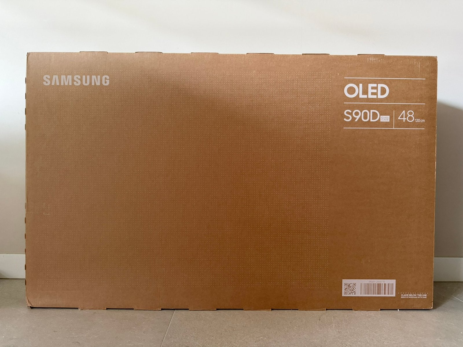 ALS NIEUW: SAMSUNG 48 inch S90D met garantie compleet!, Ophalen, 120 Hz, Zo goed als nieuw, Samsung