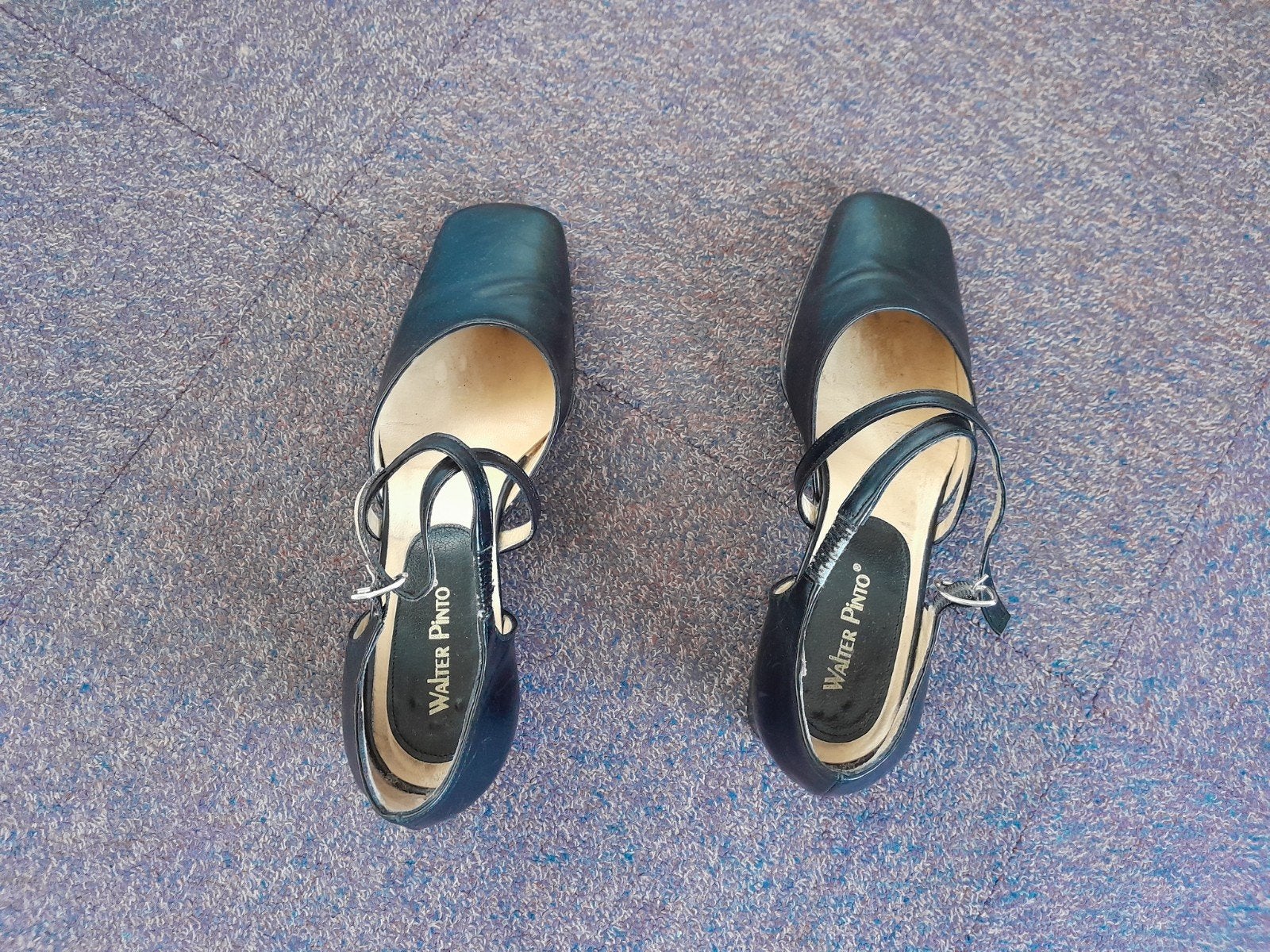 dames schoenen maat 37.5, Schoenen met lage hakken, Blauw, Ophalen of Verzenden, Zo goed als nieuw