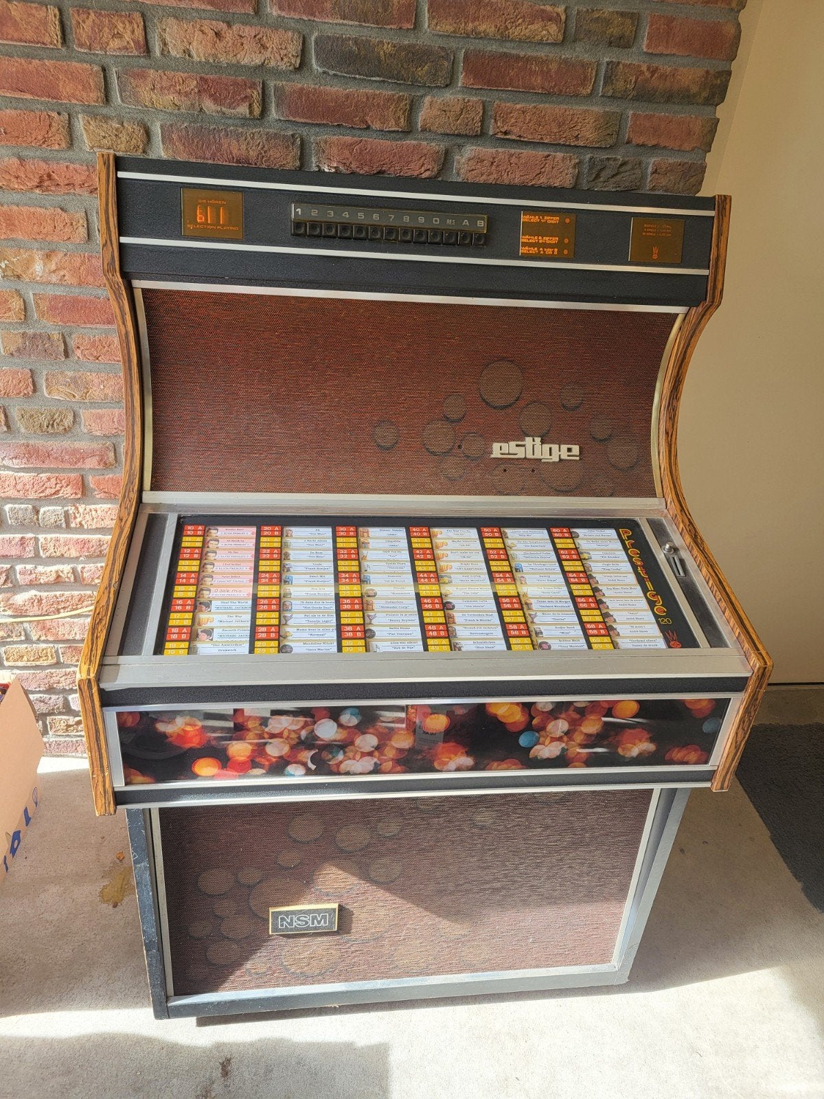 NSM Prestige 120C Jukebox, Verzamelen, Automaten | Jukeboxen, Ophalen, Gebruikt, 1970 tot heden, Overige merken