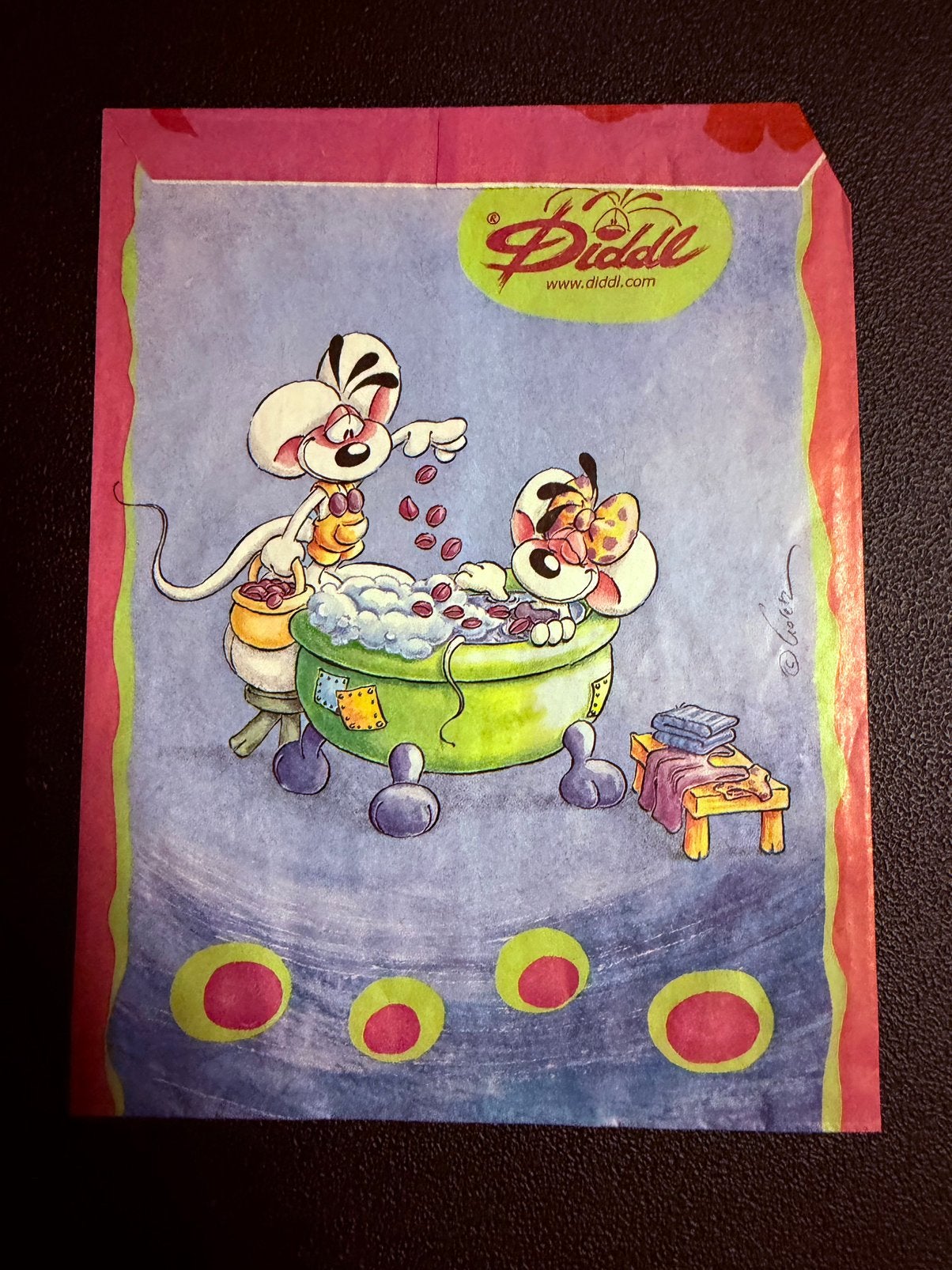 6 Diddl zakjes, Verzamelen, Ophalen of Verzenden, Diddl, Zo goed als nieuw, Papier, Kaart of Schrift