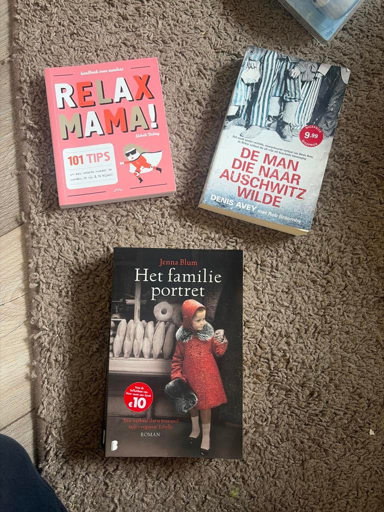 Boekenpakket: Relax Mama!, Het familieportret, De man die na, Ophalen of Verzenden, Zo goed als nieuw