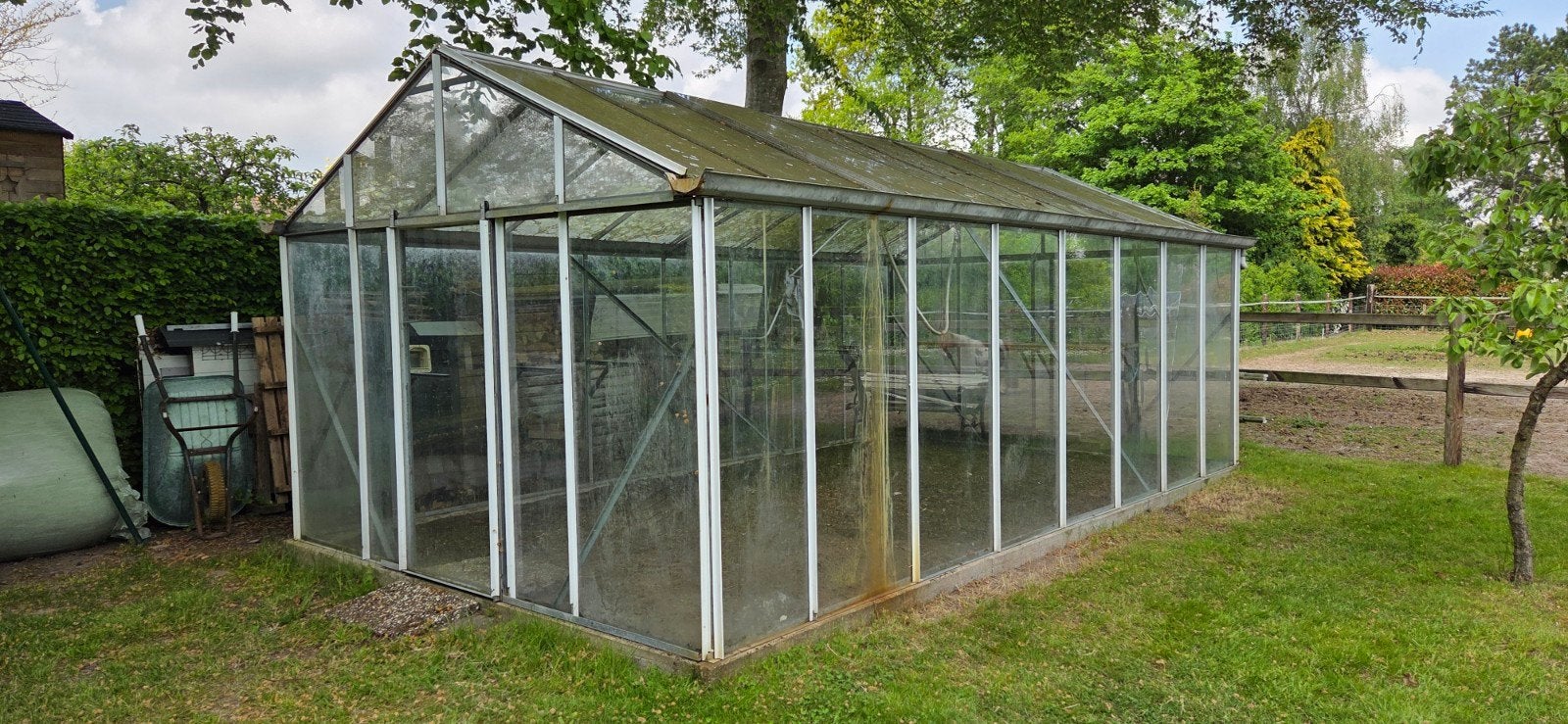 Ruime tuinkas, kweekkas of broeikas., Tuin en Terras, Kassen, Gebruikt, Kweekkas, Glas, Ophalen