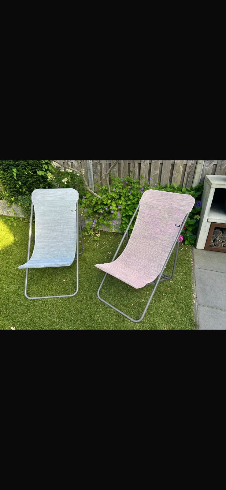 2x Lafuma Transabed XL Plus ligstoelen - Ongebruikt, Ophalen, Nieuw, Metaal, Inklapbaar