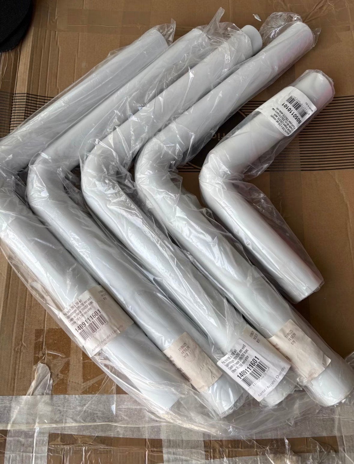 PVC bochten wit, Ophalen, Bochten, Pvc, Nieuw