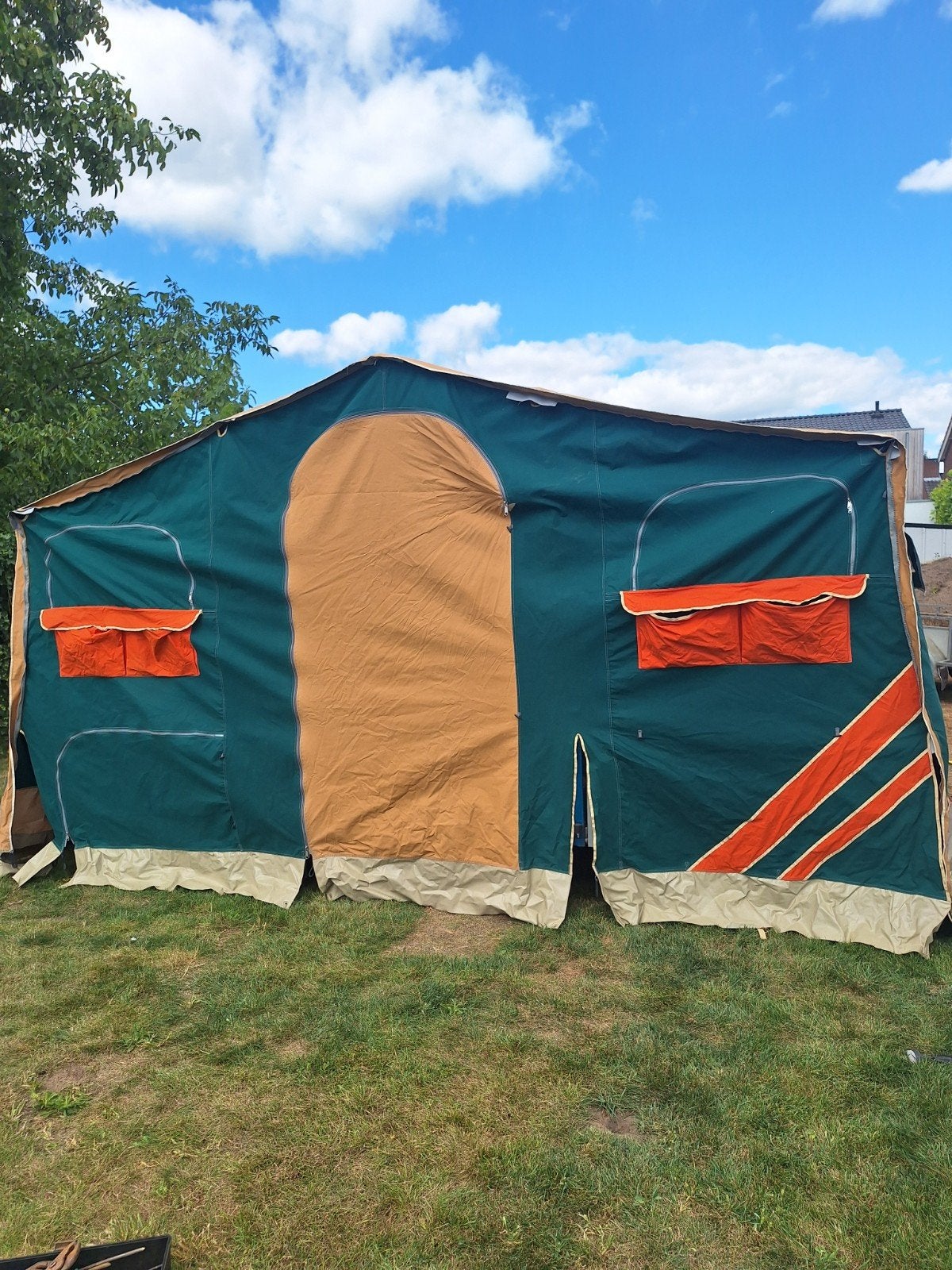 Raclet vouwwagen met keuken en dakkoffer, Caravans en Kamperen, Ophalen, Raclet