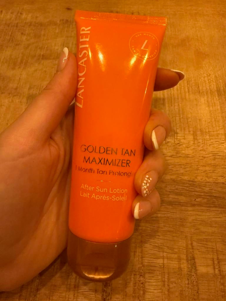 Lancaster golden tan maximizer after sun lotion, Ophalen of Verzenden, Nieuw, Gehele gezicht