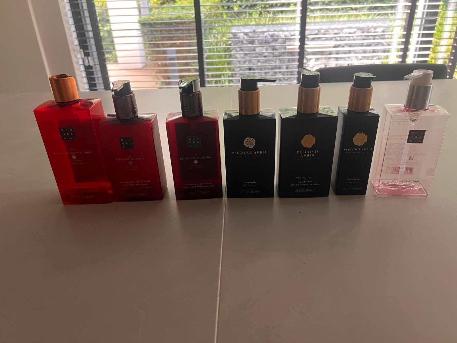 Lege flesjes Rituals hand wash, afwasmiddel en halbd balm, Ophalen of Verzenden, Gebruikt, Overige typen