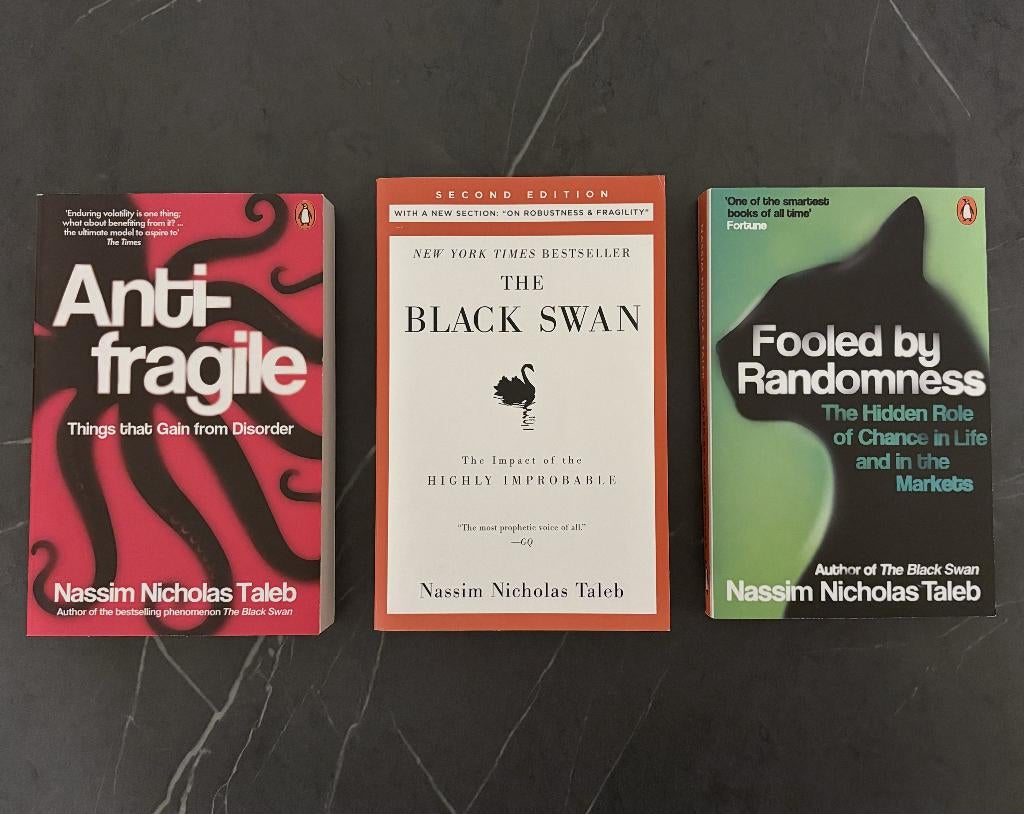 The Black Swan, Antifragile, Fooled by Randomness, Ophalen, Gelezen, Nassim Nicholas Taleb