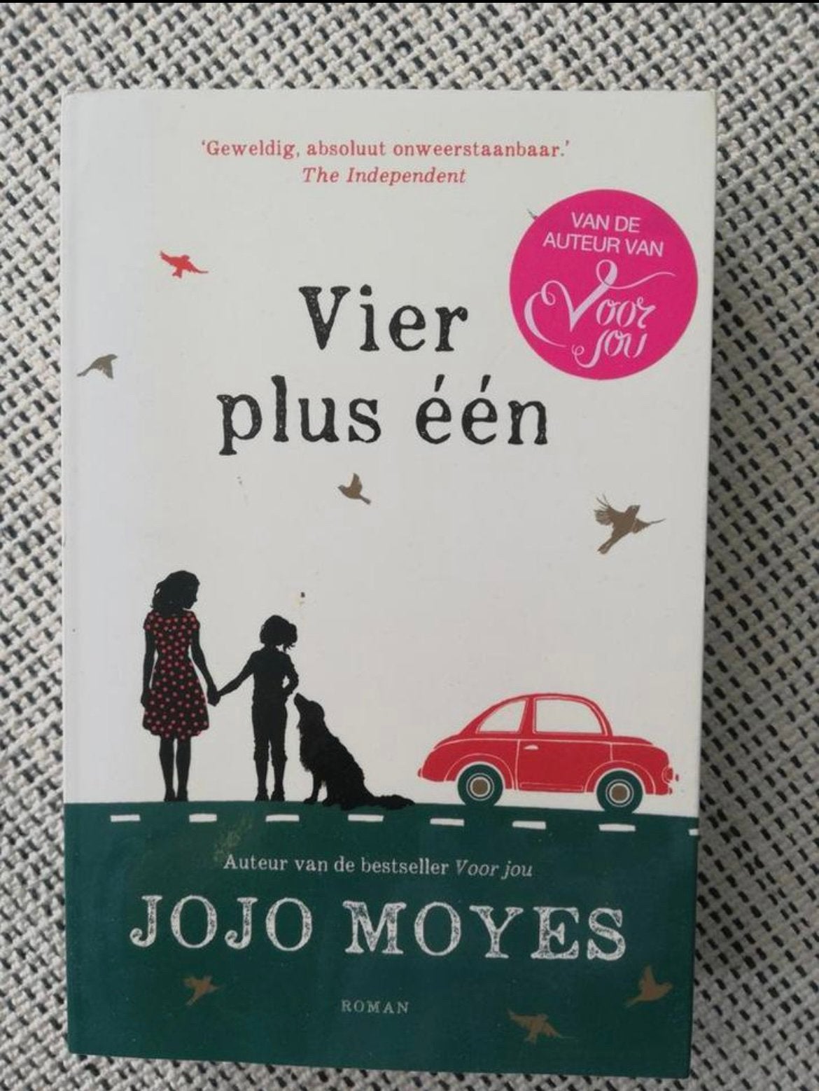 Boek Vier plus een te koop, Boeken, Chicklit, Ophalen of Verzenden, Zo goed als nieuw