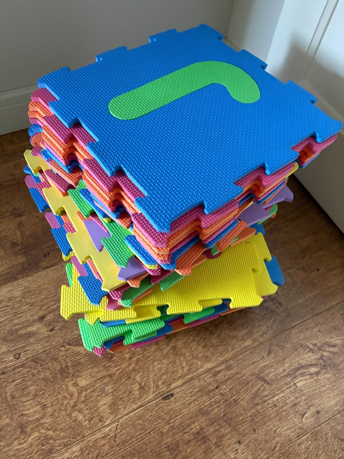 Speelmat letters en cijfers puzzel, Ophalen, Gebruikt