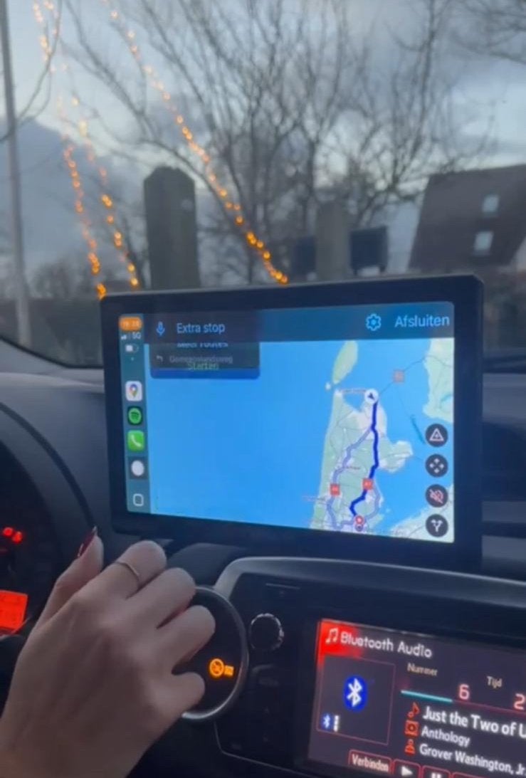 Strolox carplay Apple/android auto draadloze autoradio navig, Ophalen of Verzenden, Nieuw