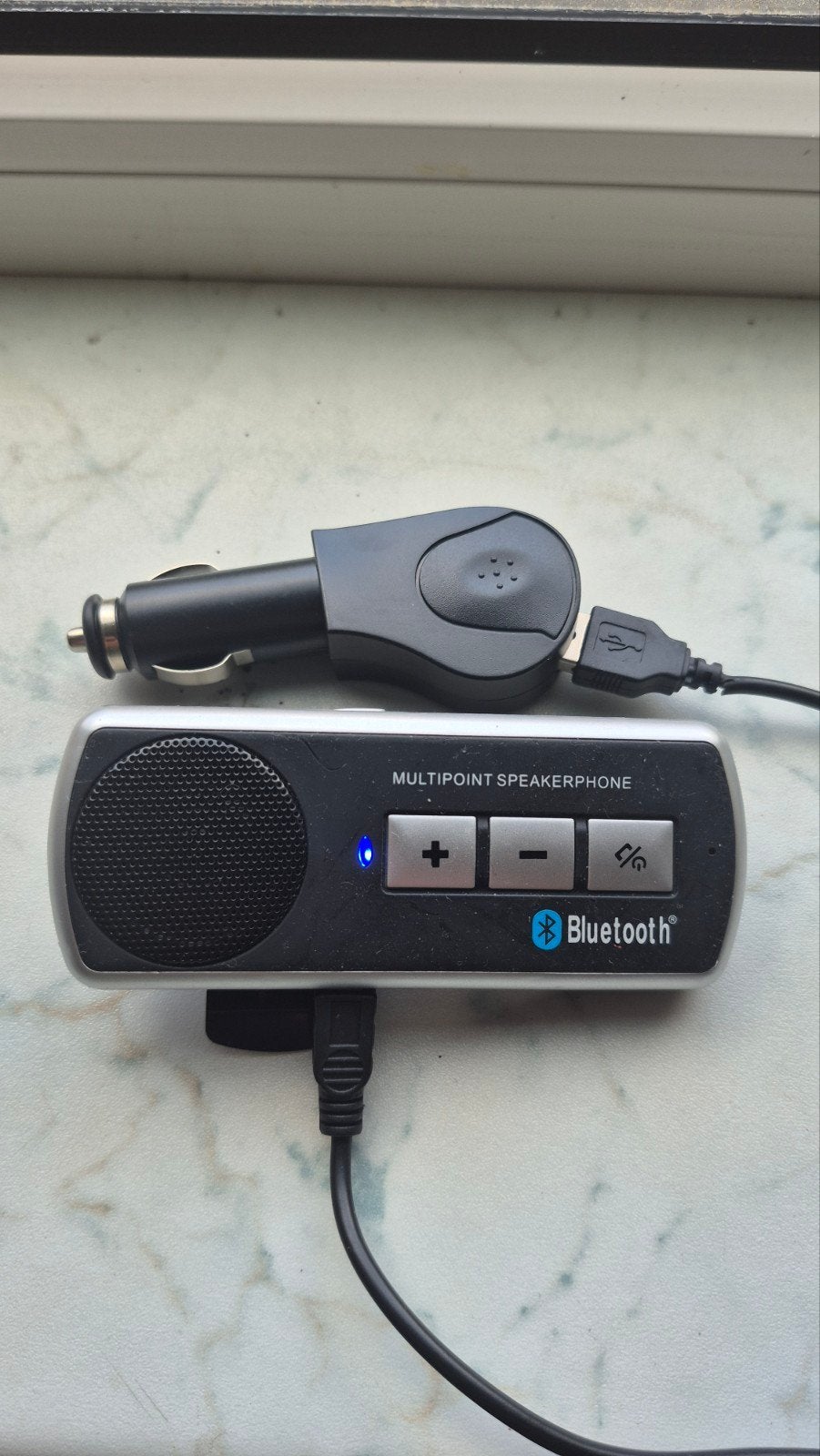Bluetooth multipointspeakerphone, Auto diversen, Carkits, Ophalen of Verzenden, Gebruikt