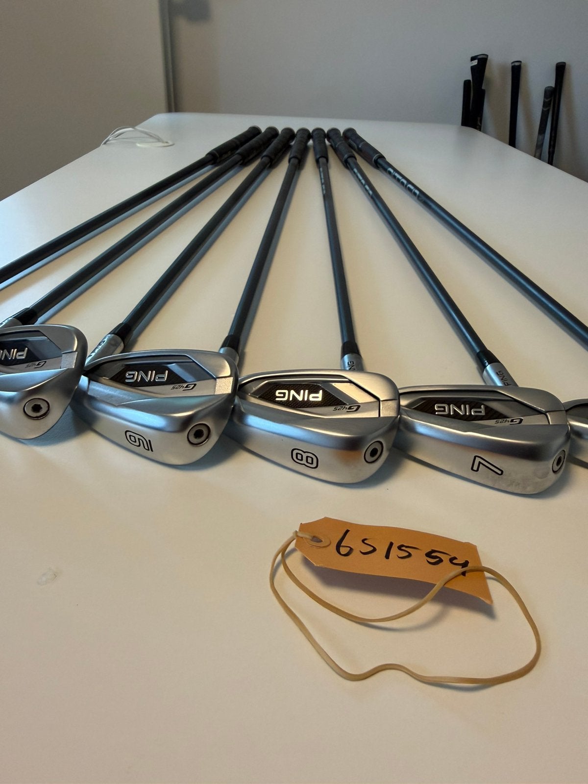 Ping G425 ijzerset GW-5 - R flex - ZGAN - Testen ok! 6S1554