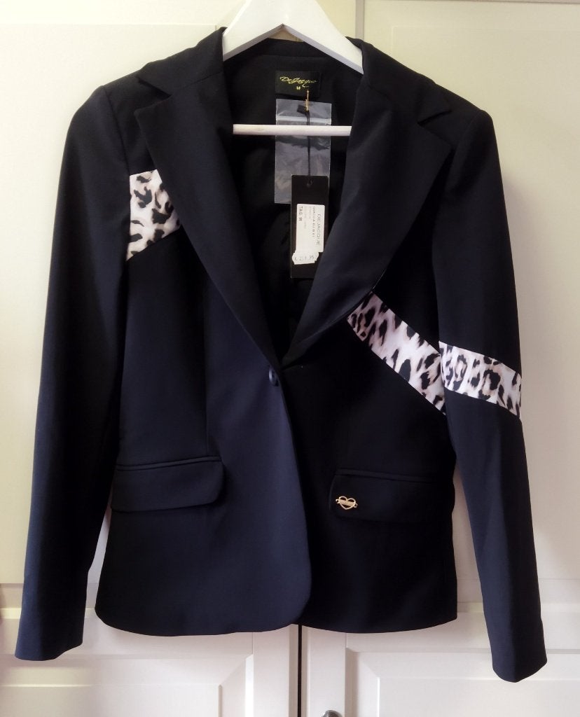 Nieuw: Dejacque Blazer Zwart Maat M, Maat 38/40 (M), Dejacque, Zwart, Nieuw