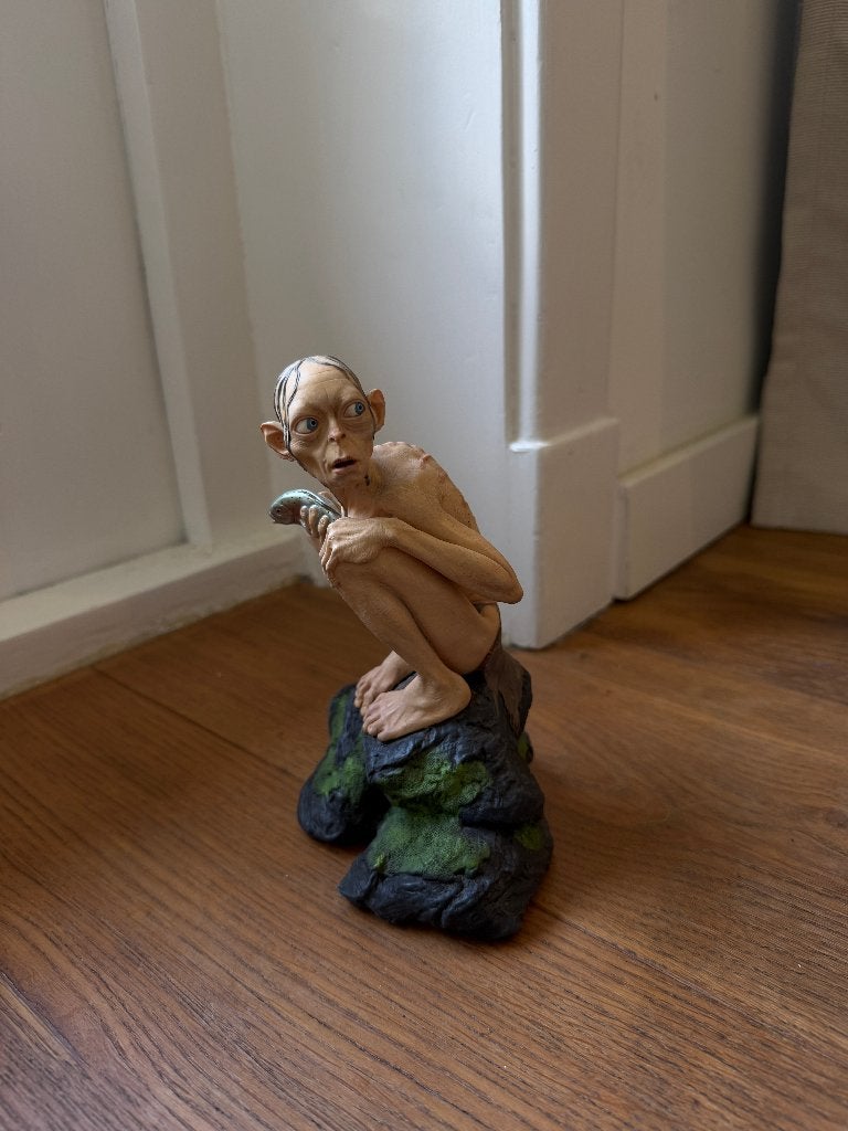Smeagol figure Lord of the Rings - Sideshow, Ophalen of Verzenden, Gebruikt, Actiefiguurtje