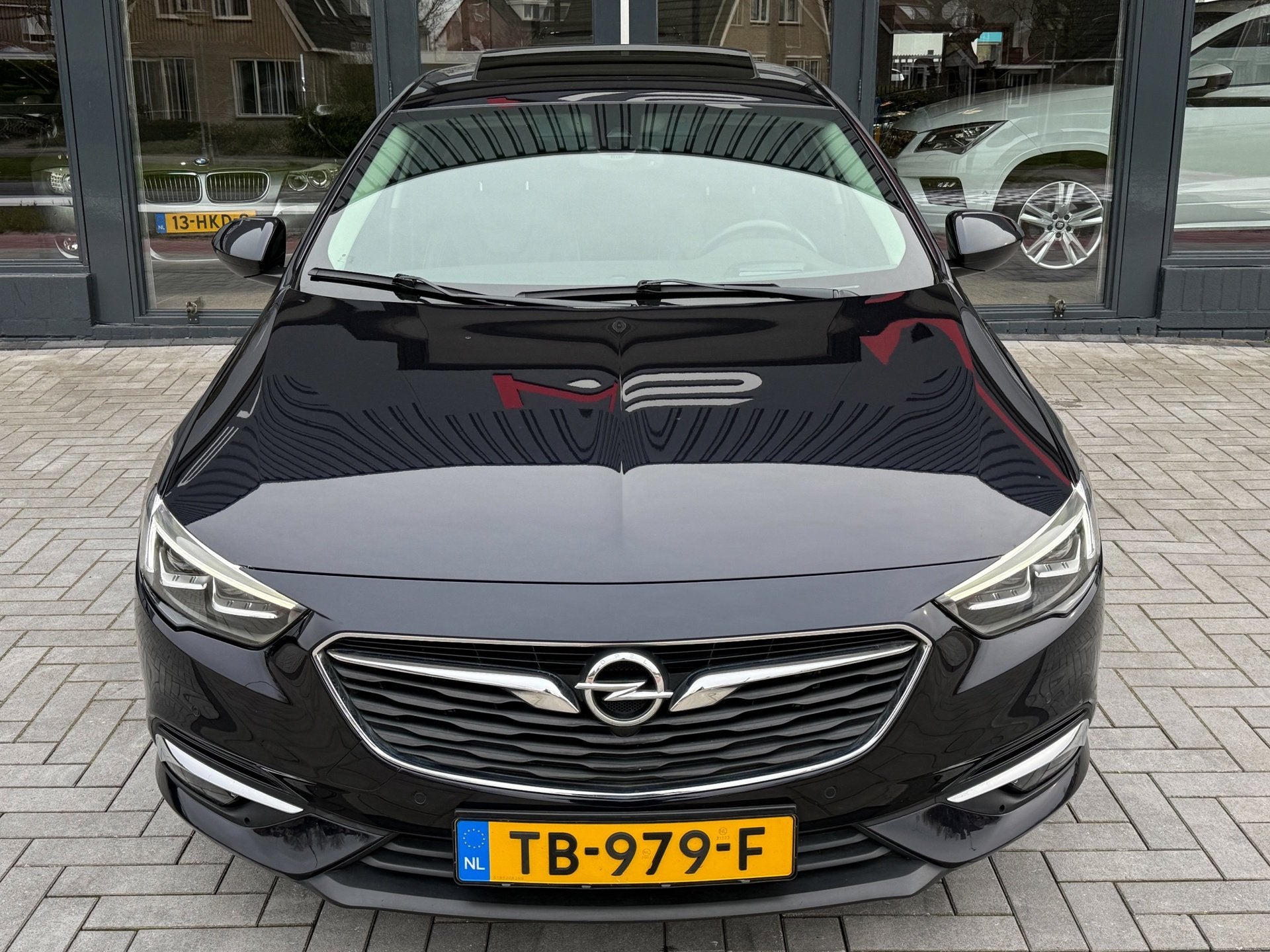 Opel Insignia Grand Sport 1.5 Turbo Innovation Automaat Hud, Gebruikt, 4 cilinders, 700 kg, Blauw
