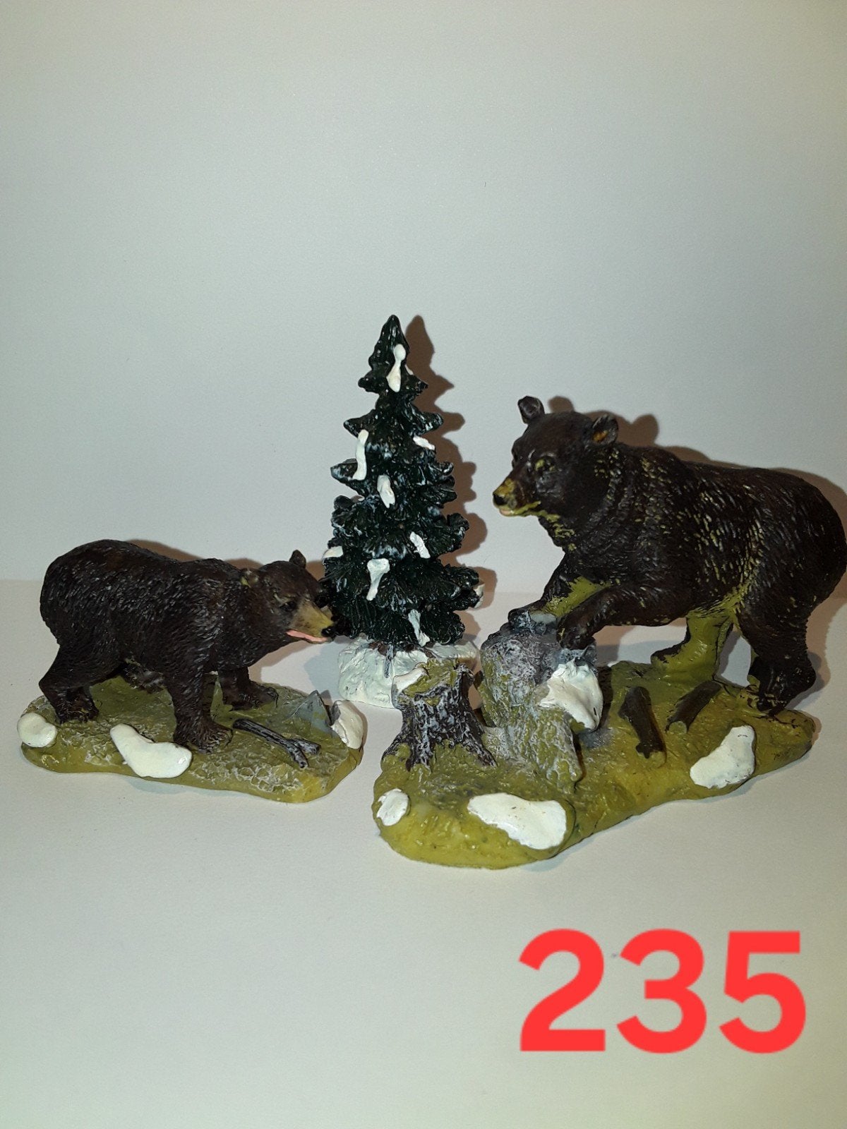 Lemax 12514 papa bear with cub jaar 2001., Diversen, Kerst, Ophalen of Verzenden