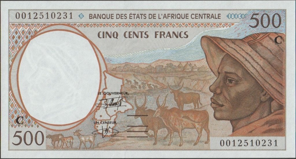 C.A.S. Congo 500 francs 2000 UNC p.101Cg (# 353), Verzenden, Overige landen, Los biljet