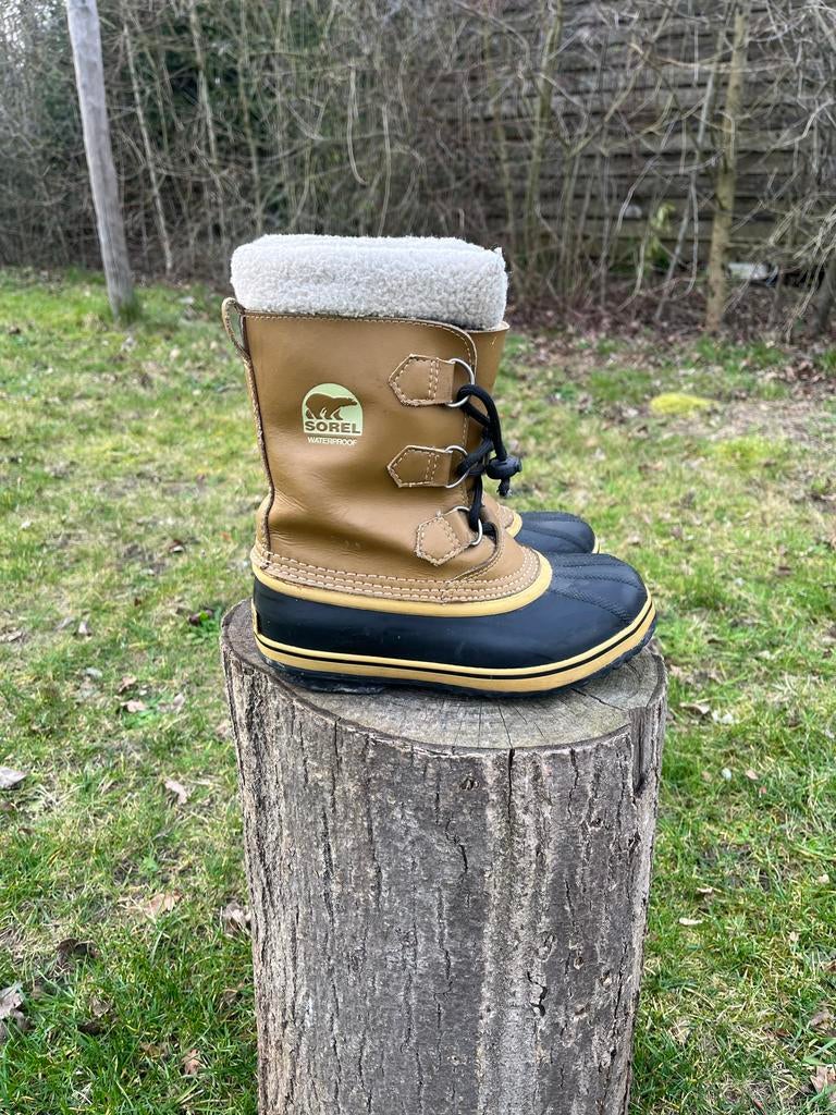Sorel snowboots maat 34,5, Kleding | Dames, Schoenen, Ophalen of Verzenden, Gedragen, Bruin, Snowboots