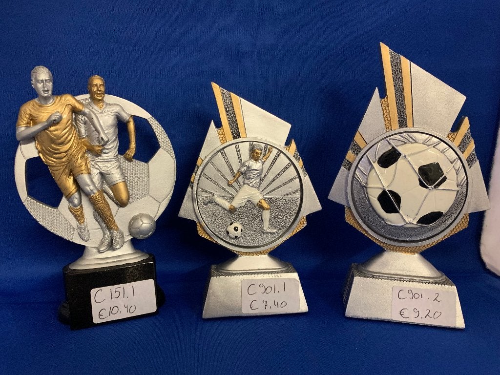 3 voetbal prijzen 50% korting., Niet bekend, Niet bekend, Ophalen of Verzenden, Zo goed als nieuw