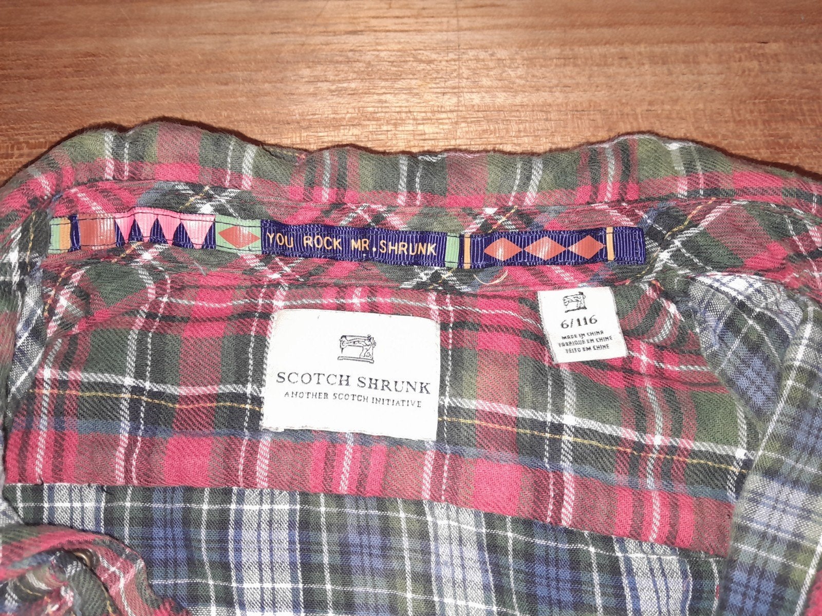Scotch Shrunk ~ blouse mt 116, Overhemd of Blouse, Scotch Shrunk, Ophalen of Verzenden, Zo goed als nieuw