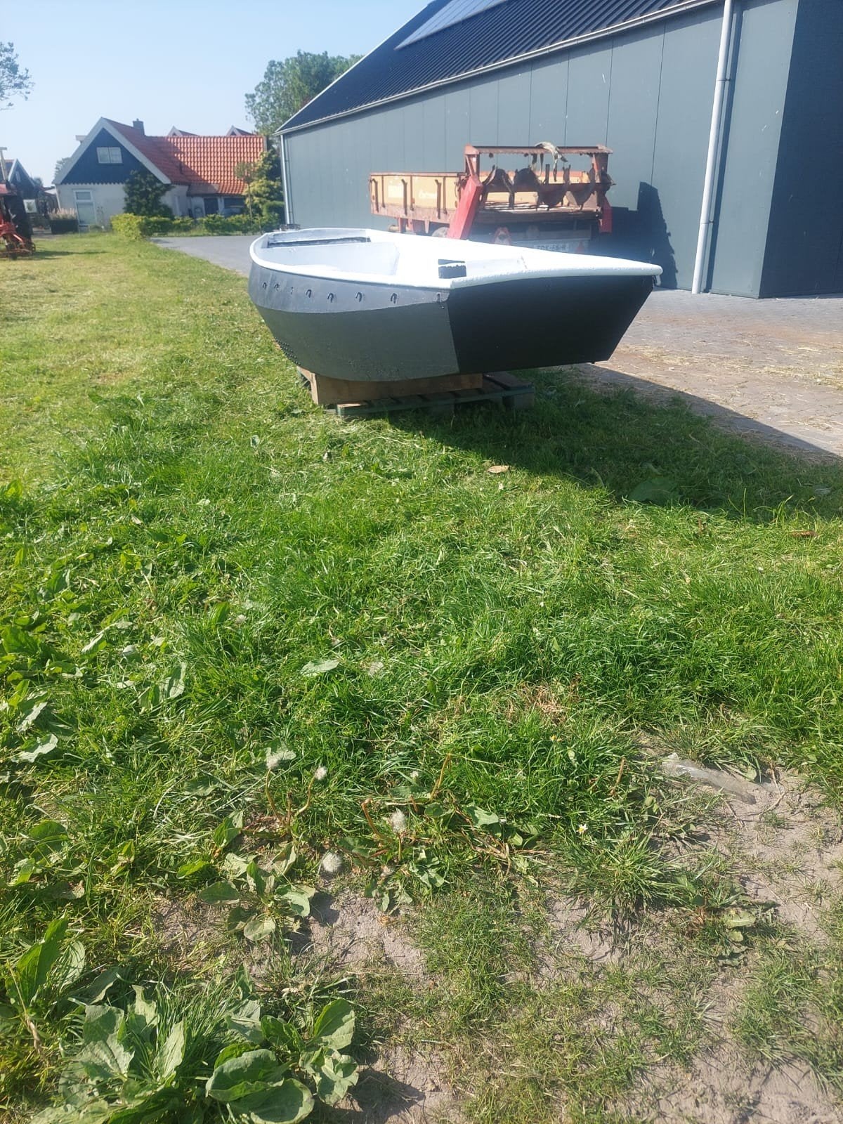Stalen boot  opknapper, Watersport en Boten, Ophalen of Verzenden, Gebruikt