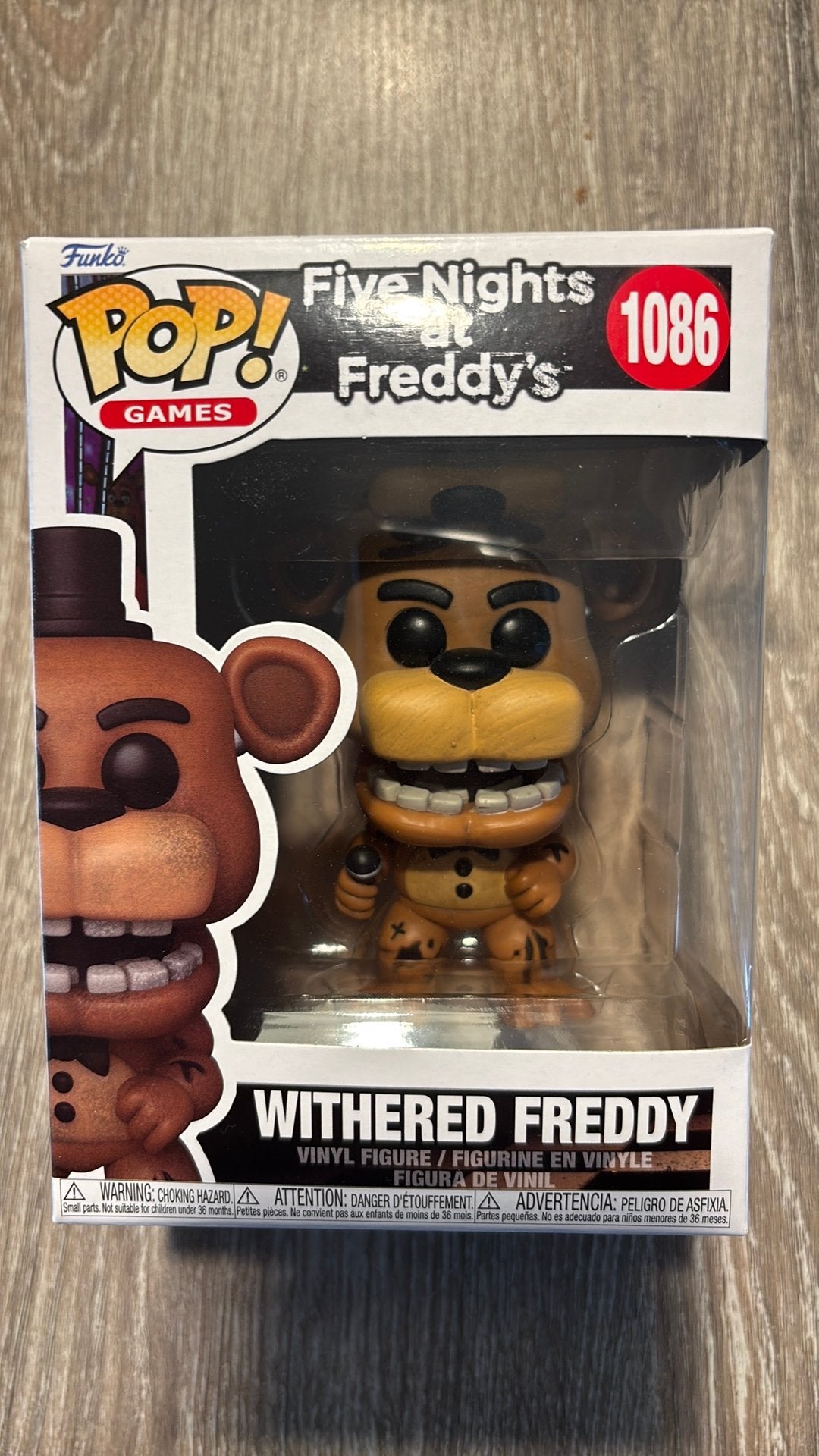 Funko - 1086 - FNAF - Withered Freddy, Ophalen of Verzenden, Zo goed als nieuw